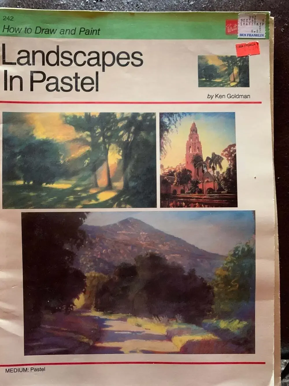 Vintage Artist three sketch and painting books